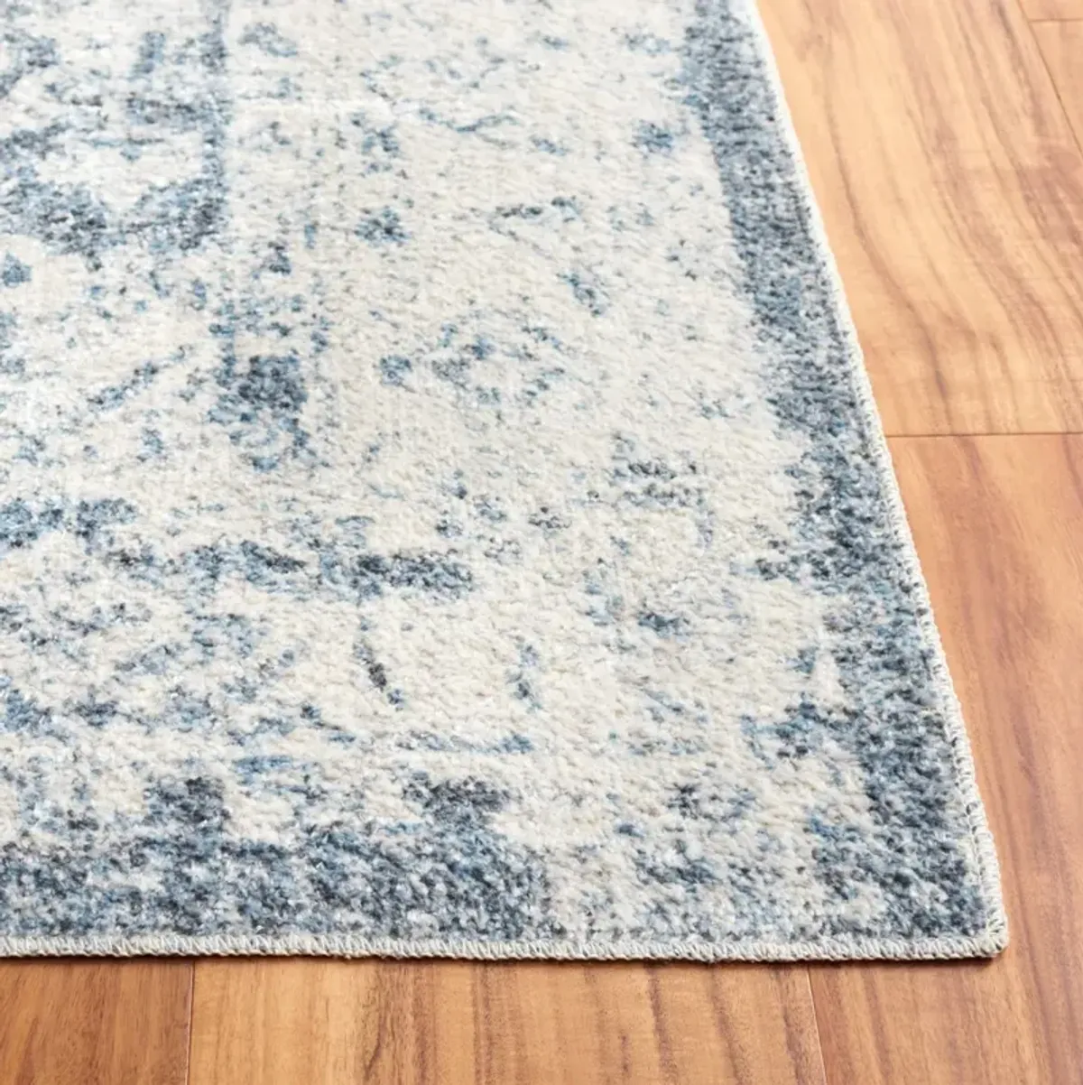 BALTIMORE 850 Blue 2'-2' X 8' Runner Rug