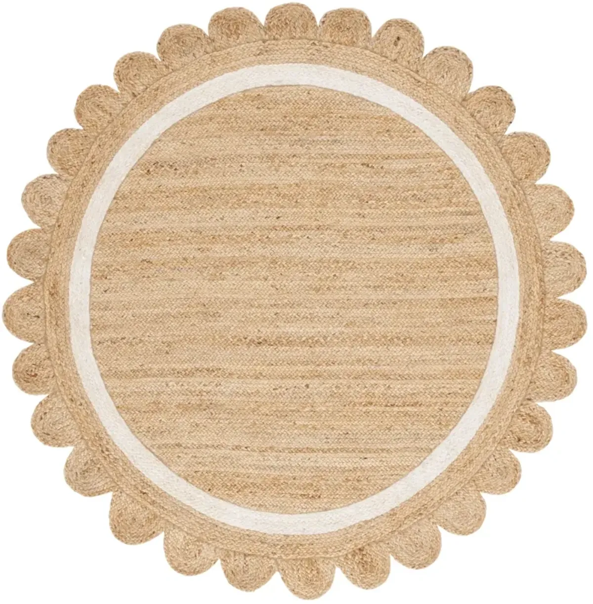 NATURAL FIBER 896 NATURAL  6' x 6' Round Round Rug