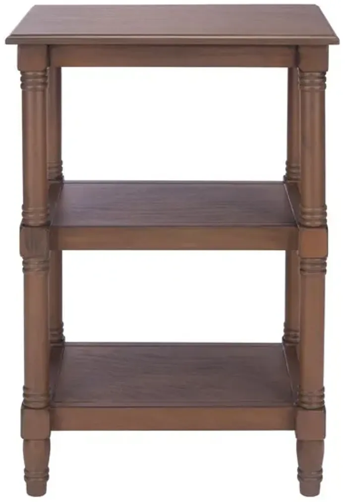 CASSIE 3 SHELF ACCENT TABLE