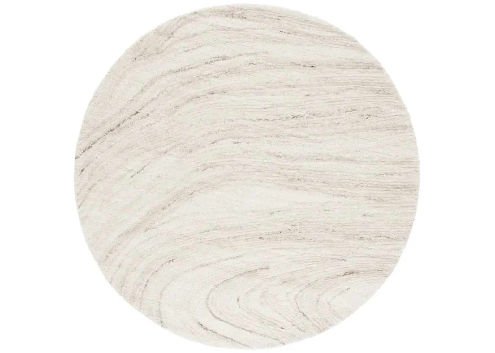 EBONY 551 IVORY  6' x 6' Round Round Rug