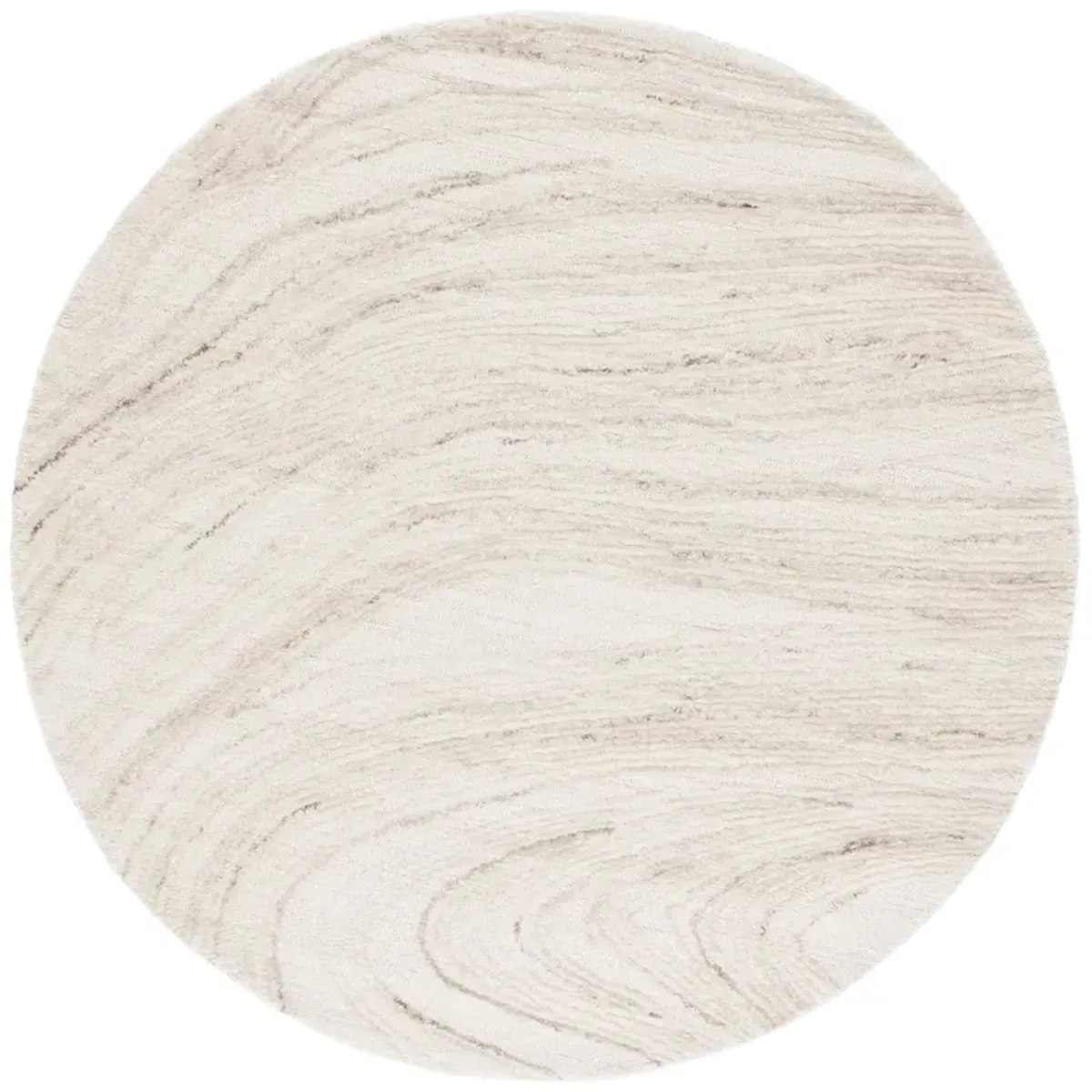 EBONY 551 IVORY  6' x 6' Round Round Rug