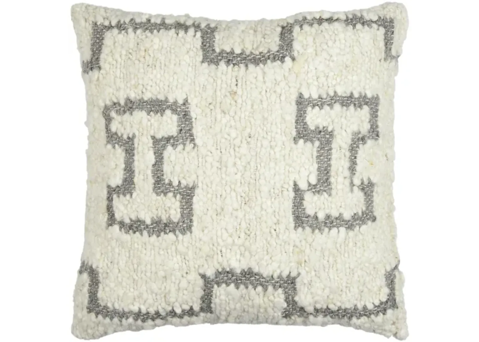 Figuration FIG-001 22"L x 22"W Accent Pillow  - Shell Only