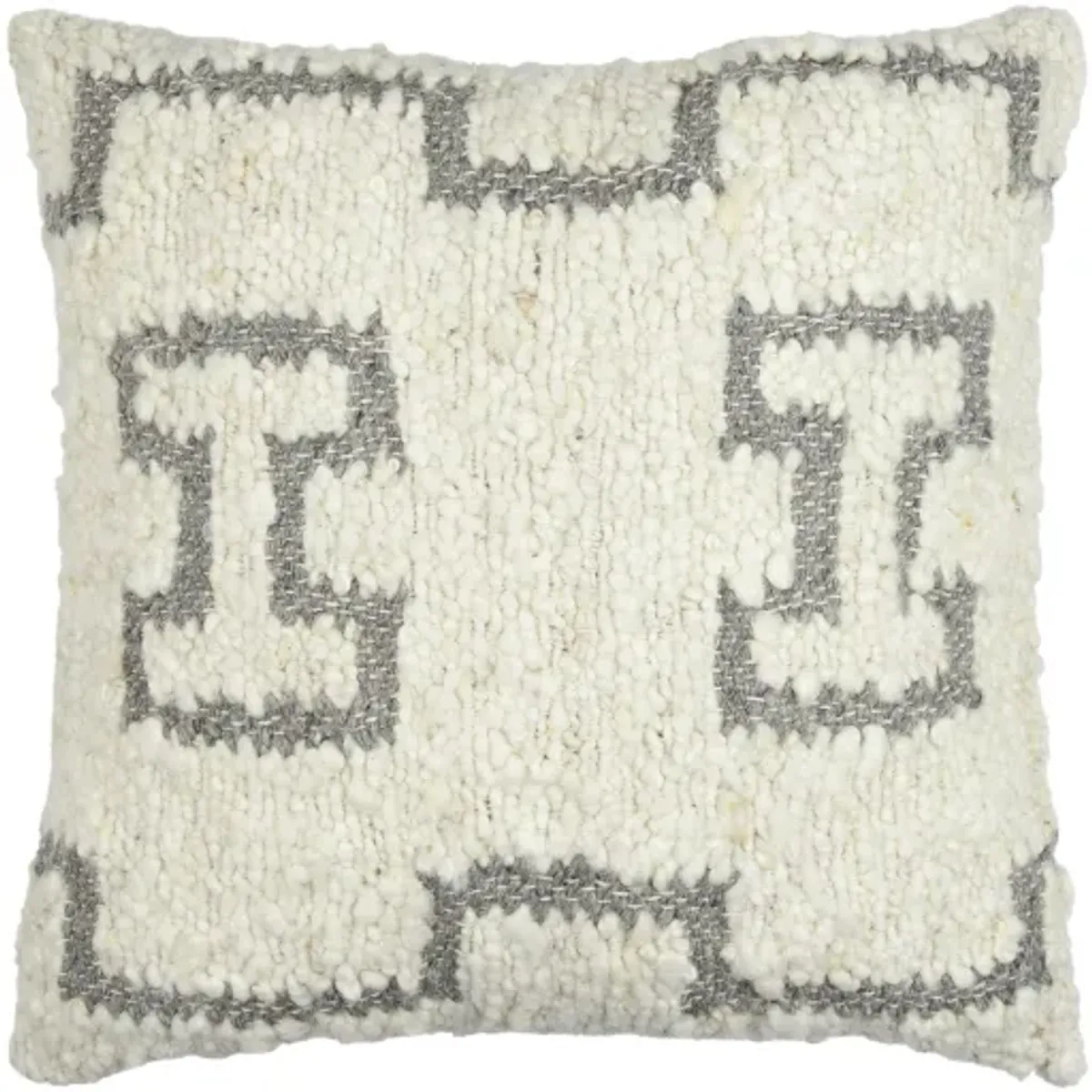 Figuration FIG-001 22"L x 22"W Accent Pillow  - Shell Only