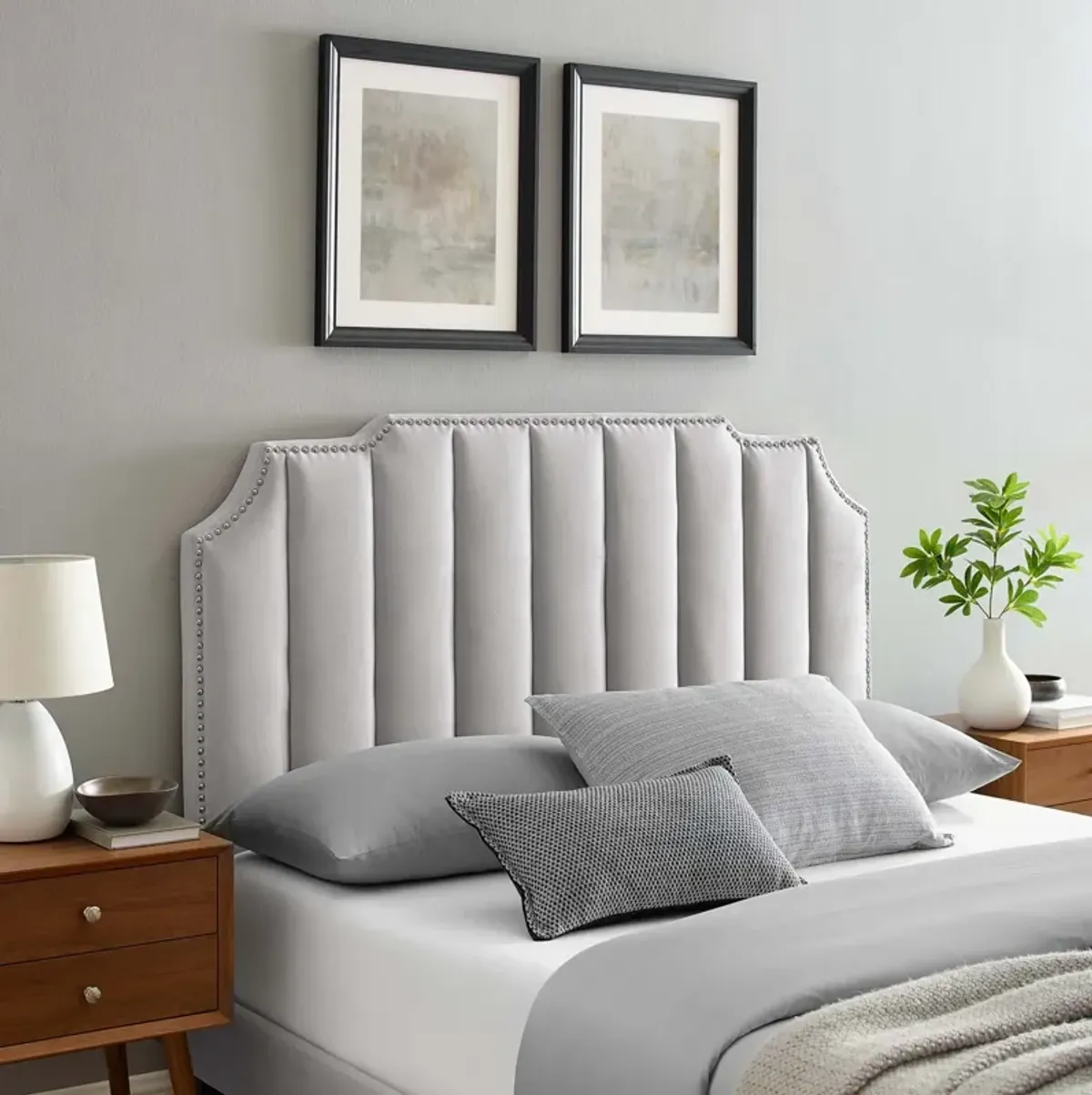 Rosalind Performance Velvet King/California King Headboard