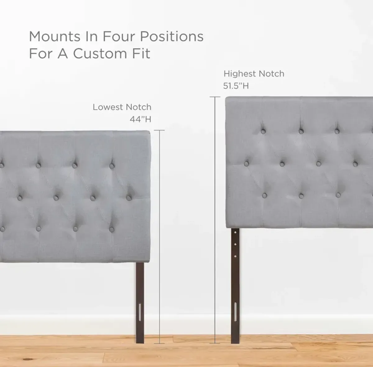 Clique Full Upholstered Fabric Headboard