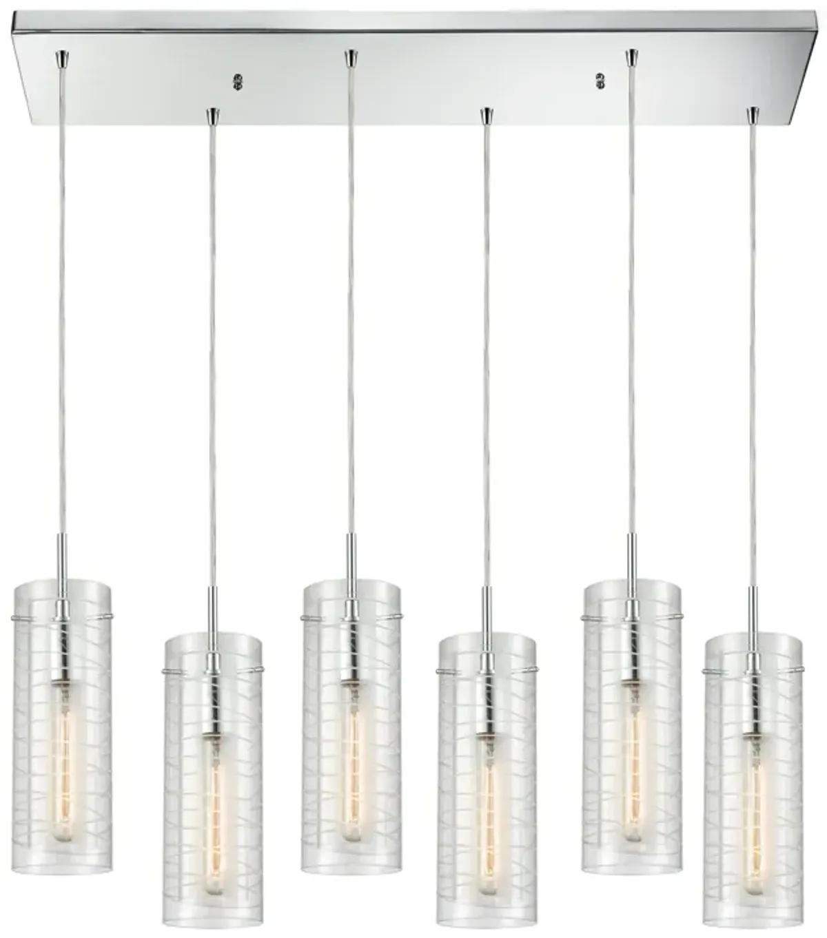 Swirl Configurable Multi Pendant - Polished Chrome