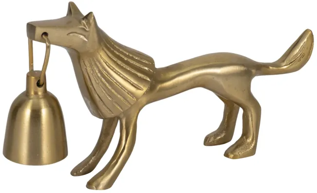 9" Lion Candle Snuffer, Gold