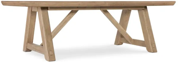 Vineyard Row Rectangle Dining Table with Two 20-inch Leaves
