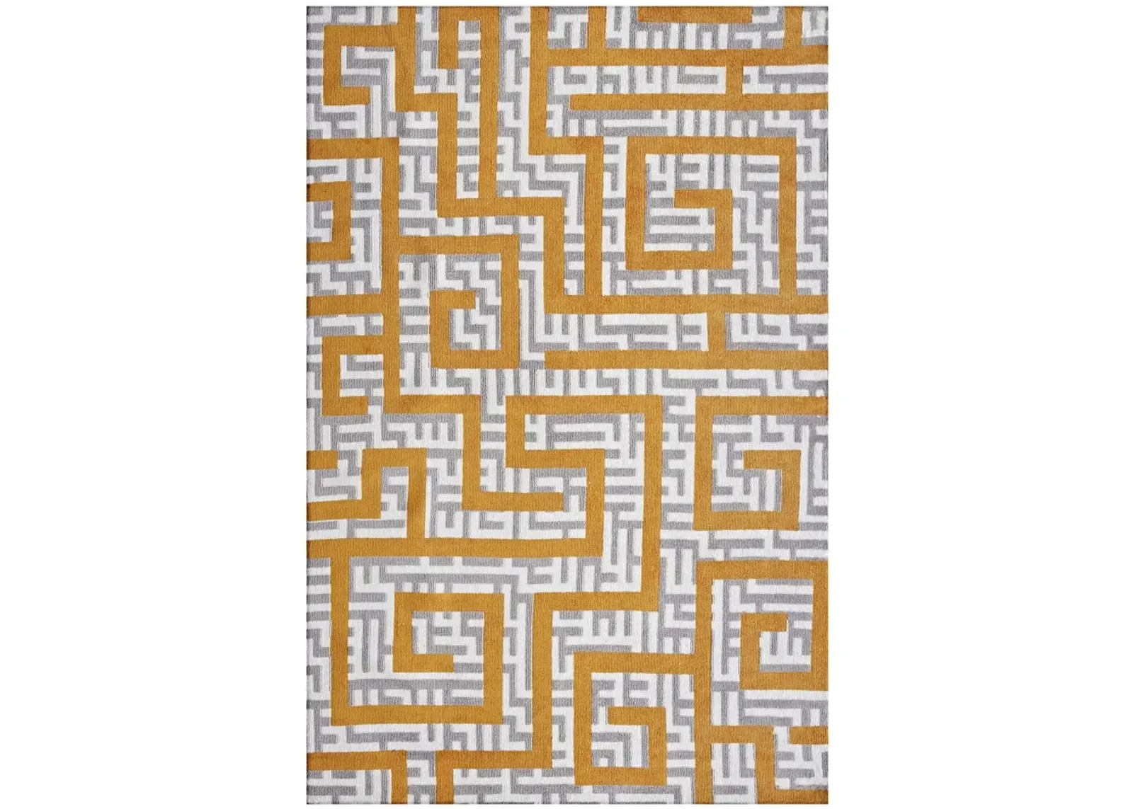 Nahia Geometric Maze 5x8 Area Rug