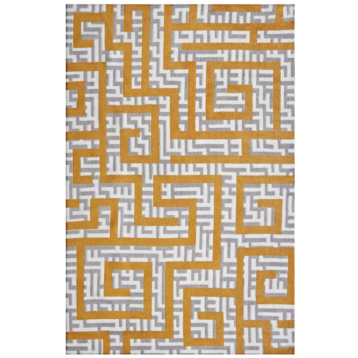 Nahia Geometric Maze 5x8 Area Rug