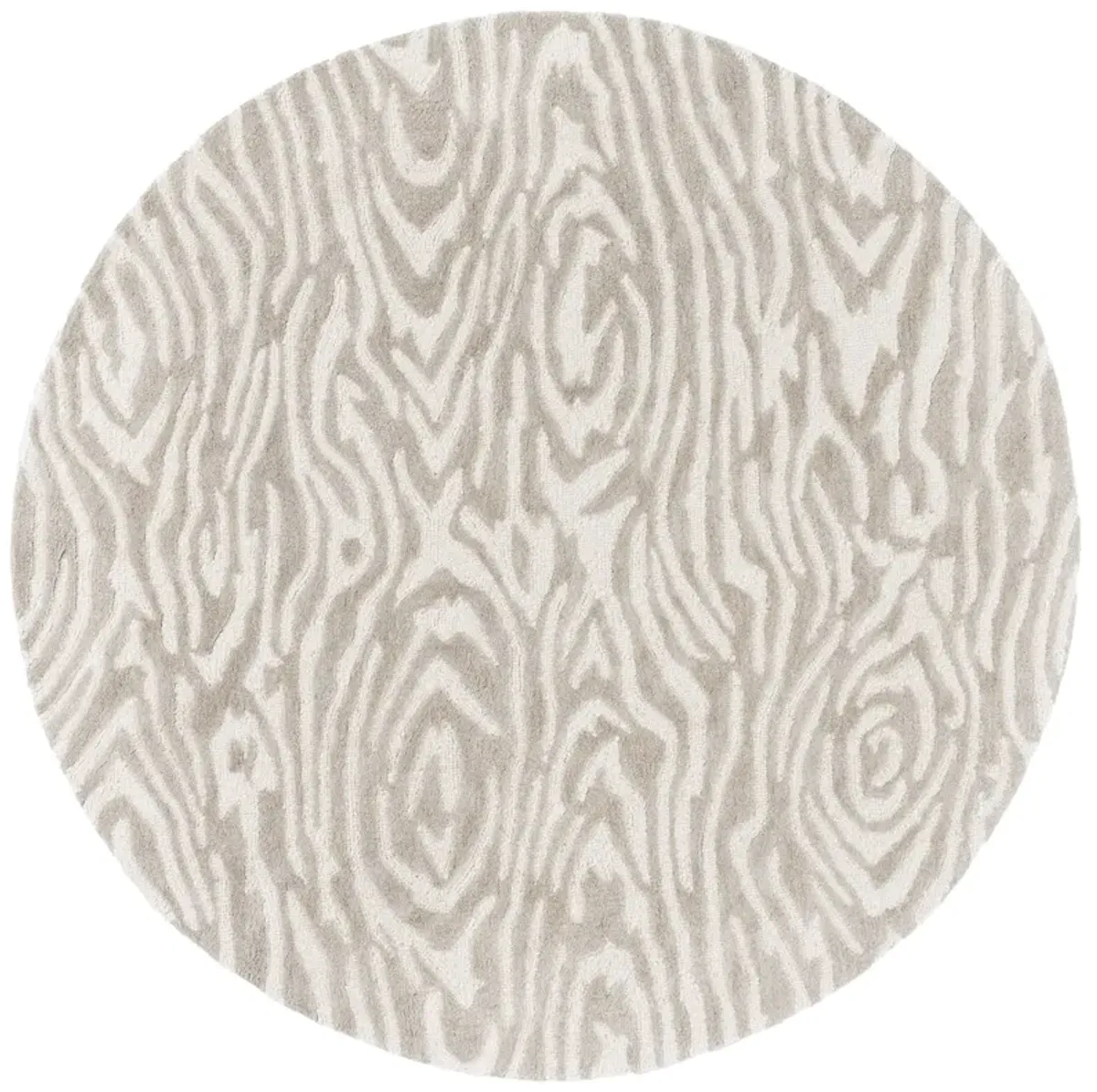 EBONY Hand Tufted 6' x 6' Round area rug