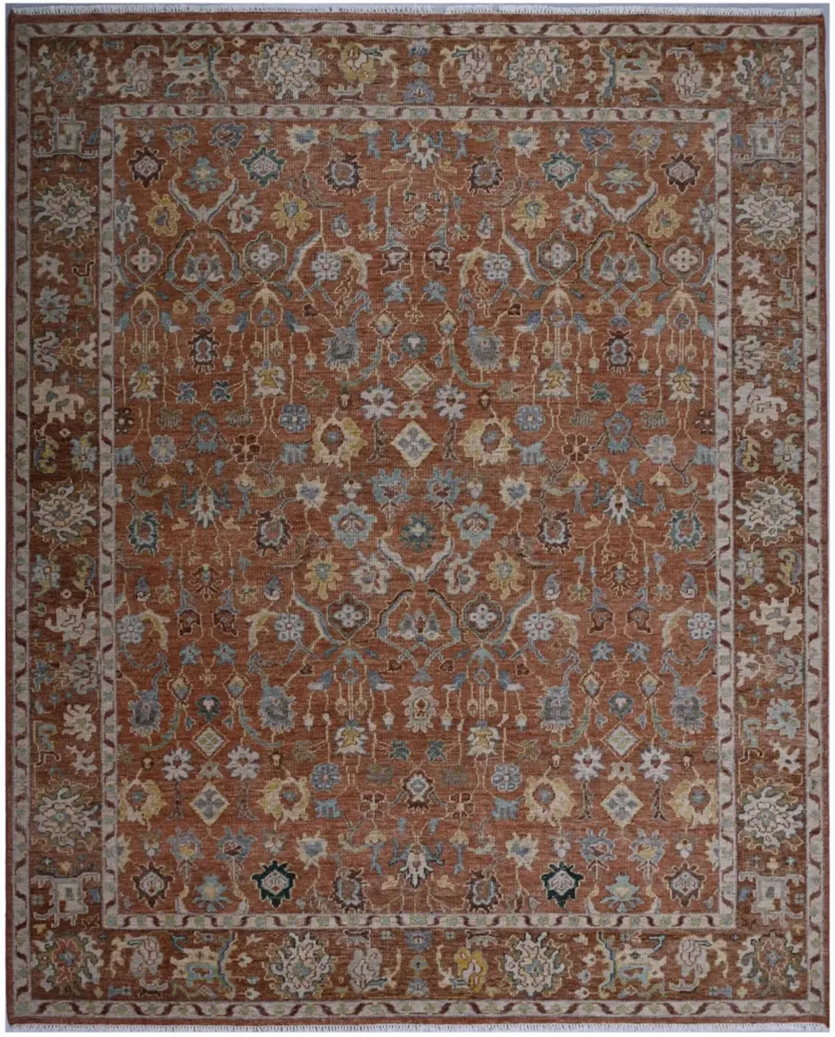 Tuscany Hand Knotted  Cut pile 8' x 10' Rug
