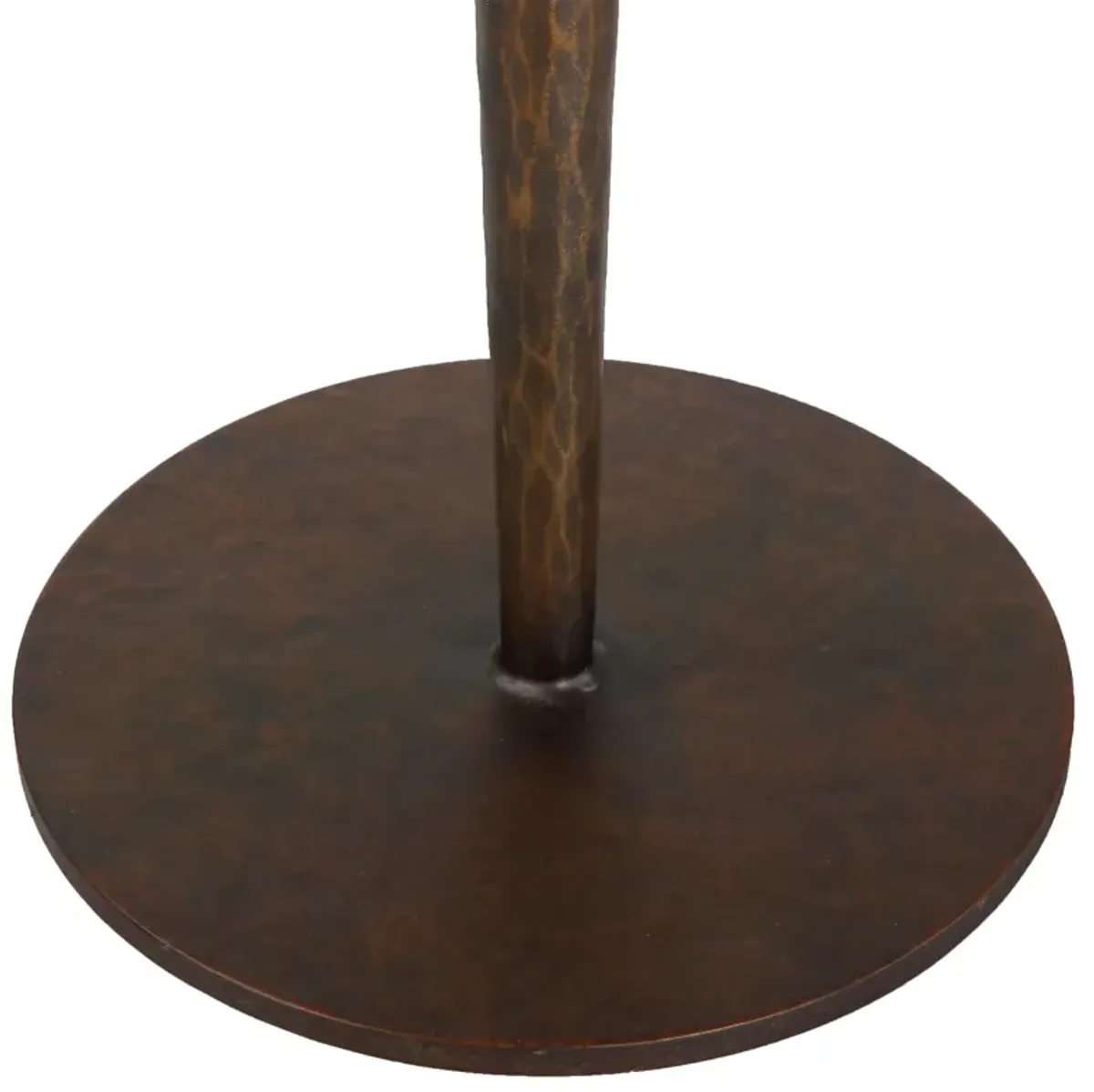 Industria Copper Bronze Accent Table