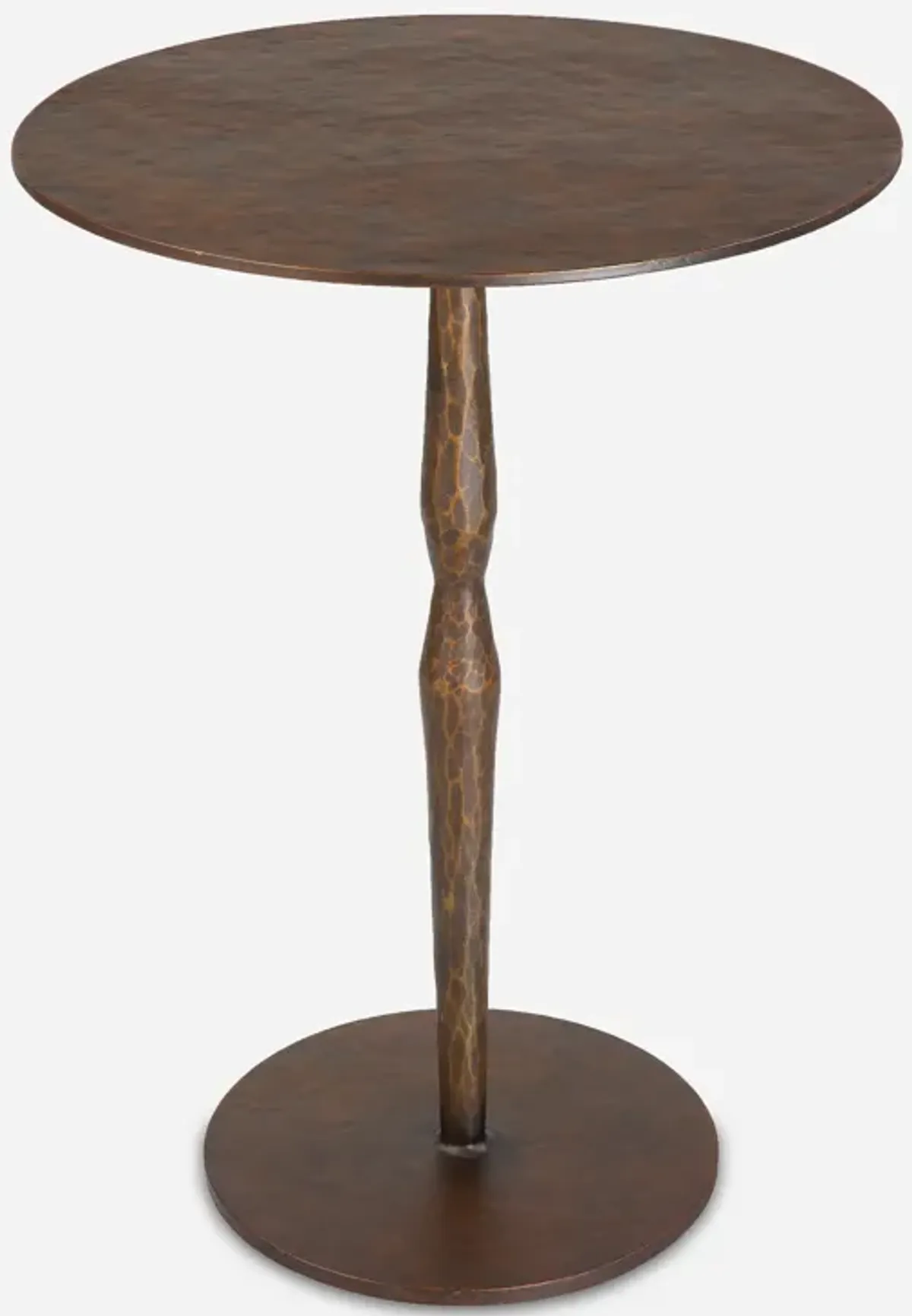 Industria Copper Bronze Accent Table