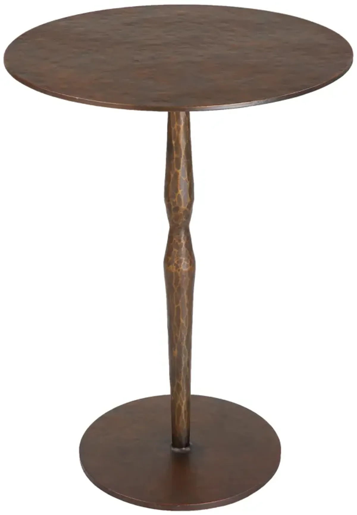 Industria Copper Bronze Accent Table