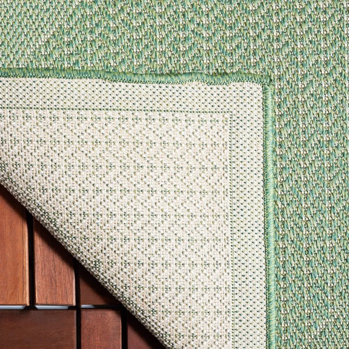 BERMUDA  851 Green 8' X 10' Large Rectangle Rug