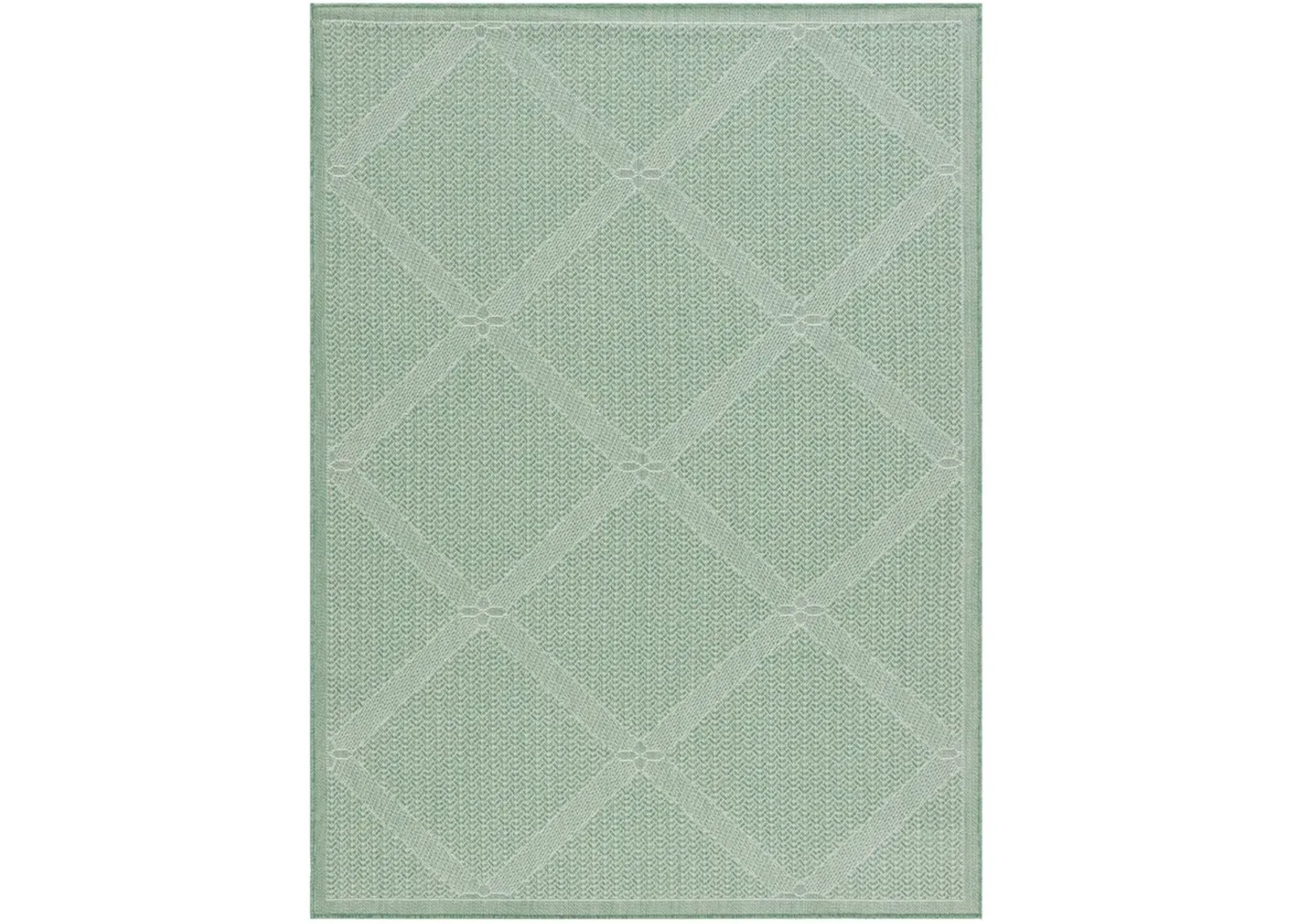 BERMUDA  851 Green 8' X 10' Large Rectangle Rug