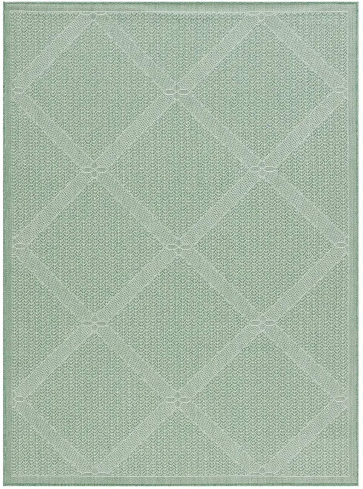 BERMUDA  851 Green 8' X 10' Large Rectangle Rug