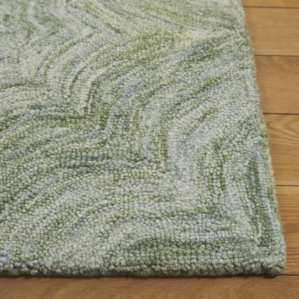 IKAT 632 SAGE  6' x 6' Square Square Rug