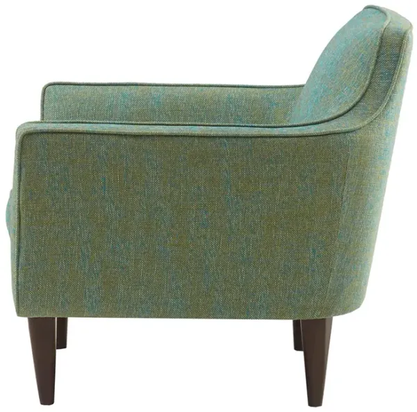 Madison Park Cruz Blue-Green Mid Century Accent Chair