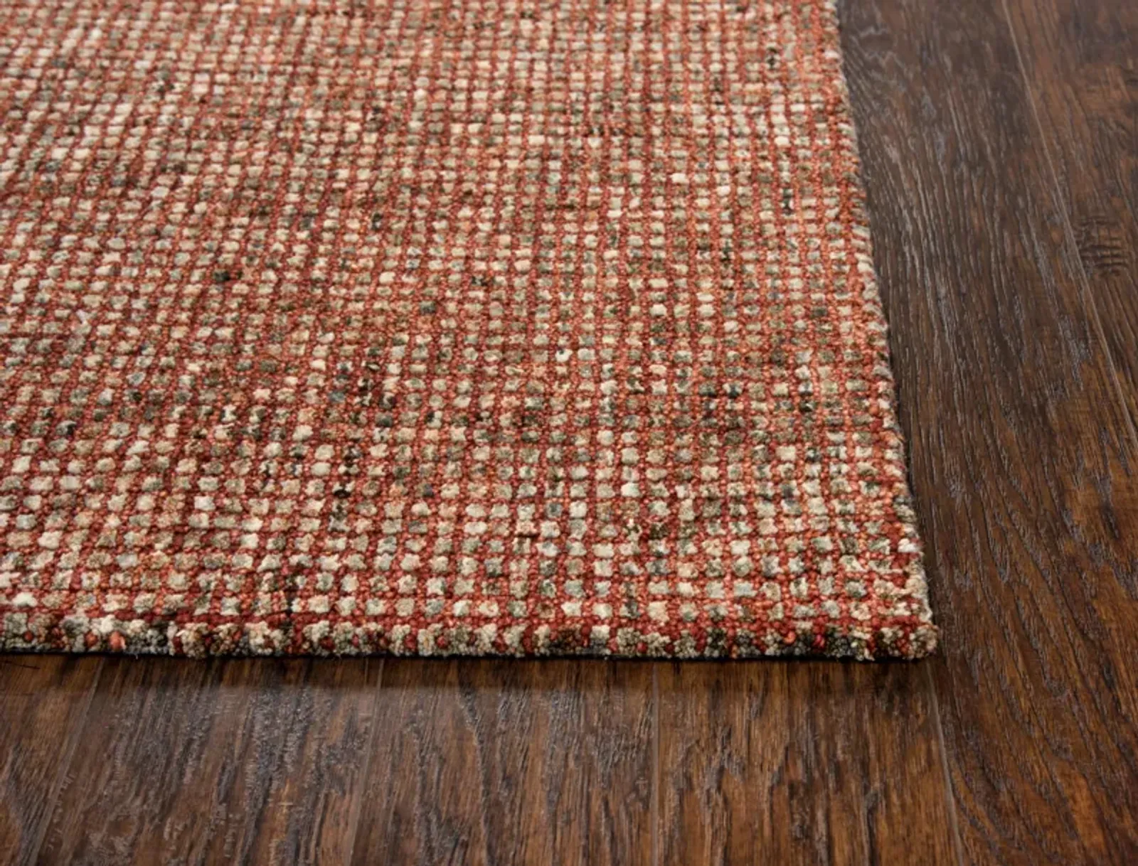 Talbot Red Tweed Wool 2'6" x 8' Runner Rug