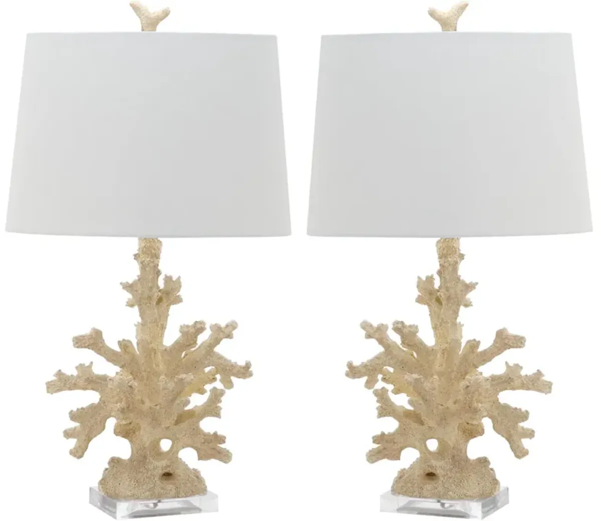 Coral Branch 28.5-Inch H Table Lamp - Set of 2