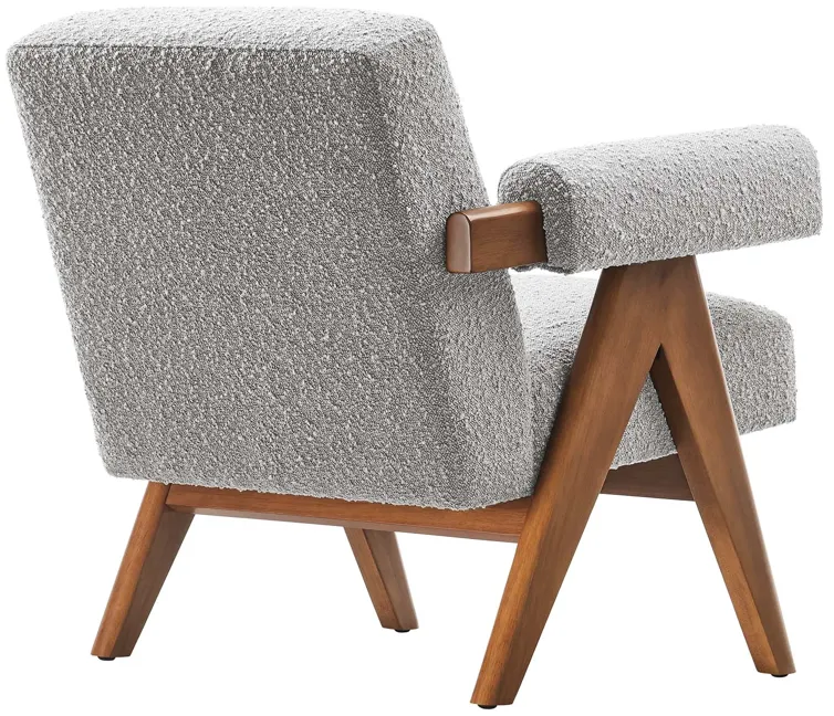 Lyra Boucle Fabric Armchair