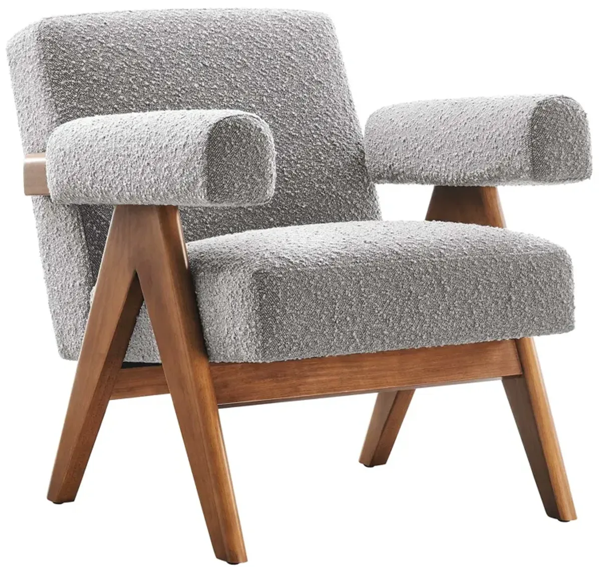 Lyra Boucle Fabric Armchair