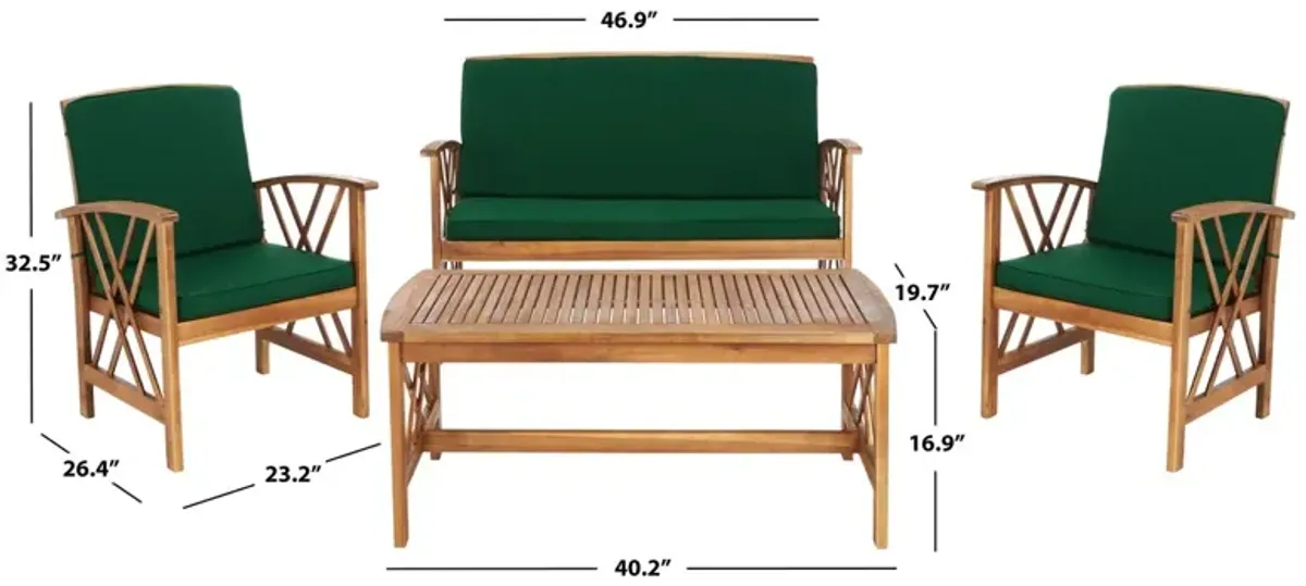 FONTANA 4 PC OUTDOOR SET