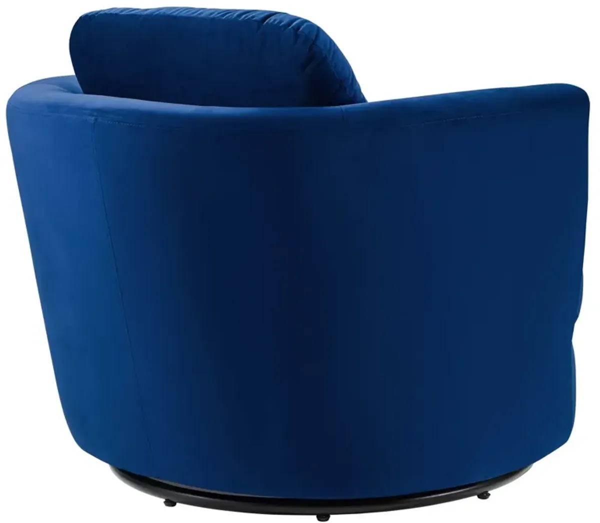 Pirouette Performance Velvet Swivel Armchair