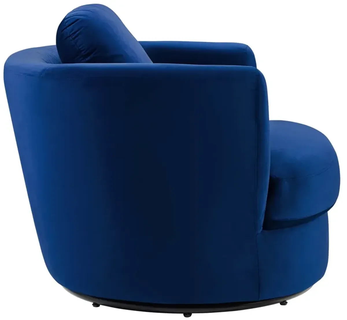 Pirouette Performance Velvet Swivel Armchair