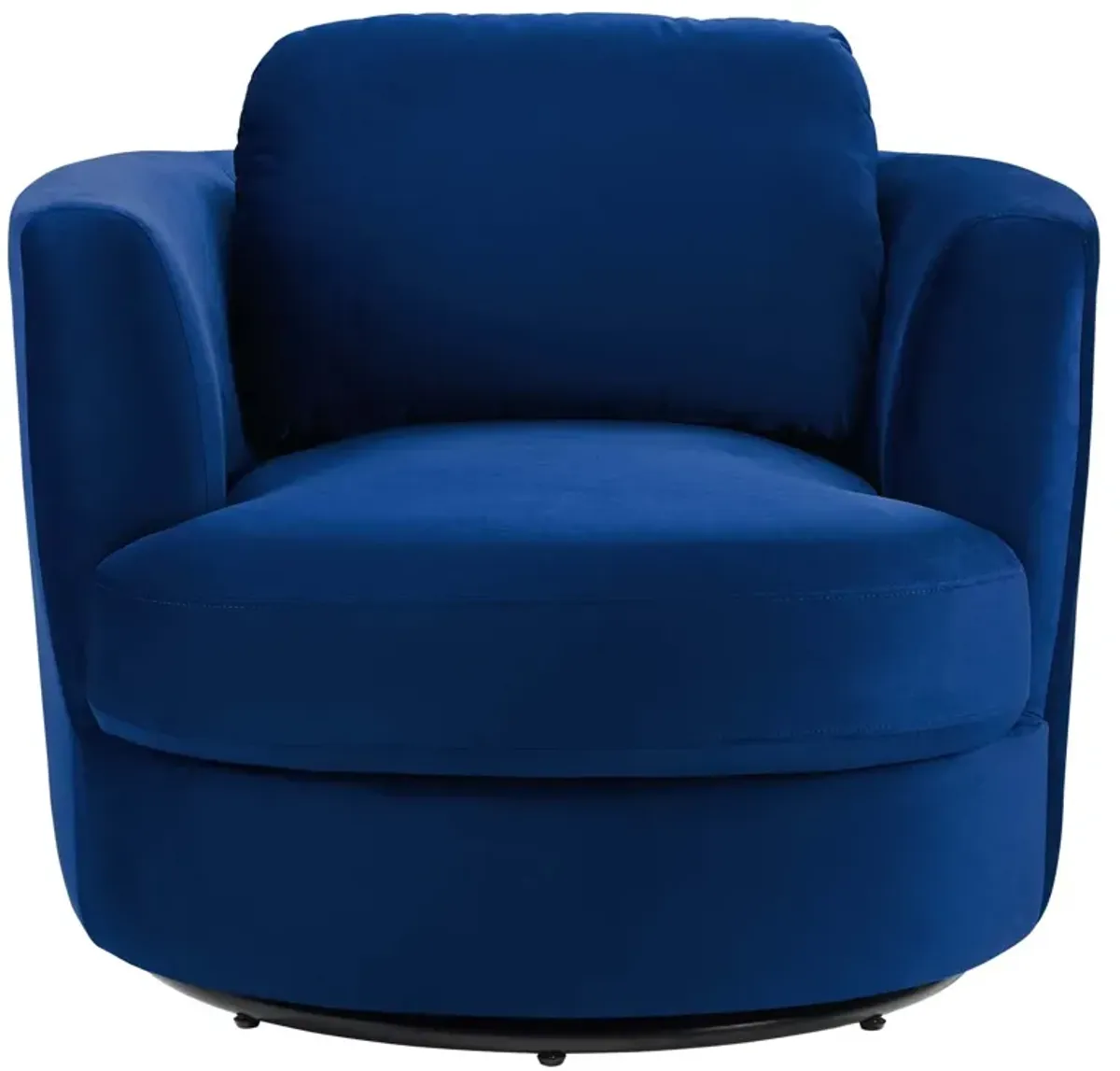 Pirouette Performance Velvet Swivel Armchair