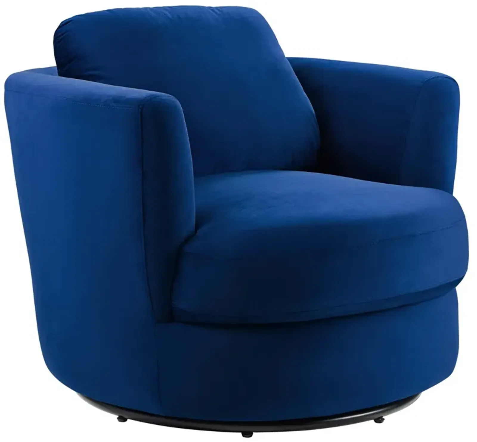 Pirouette Performance Velvet Swivel Armchair