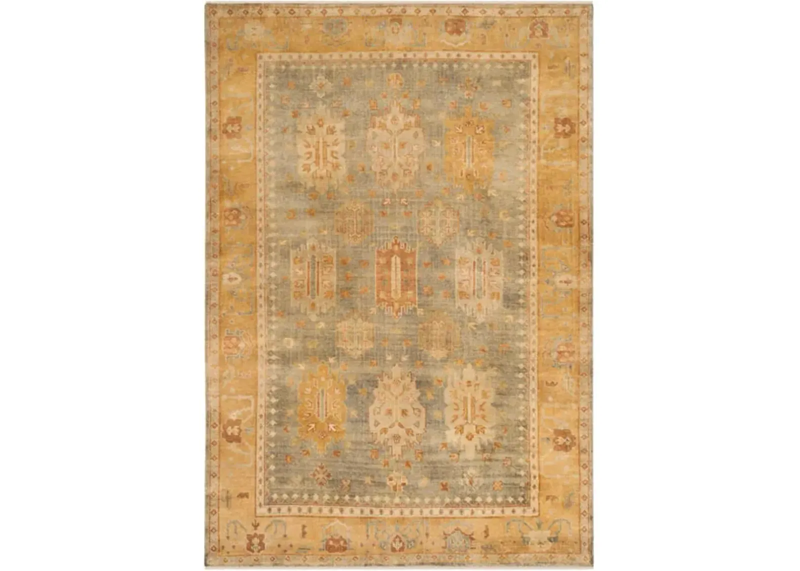 OSH126 Grey 8' X 10' Large Rectangle Rug