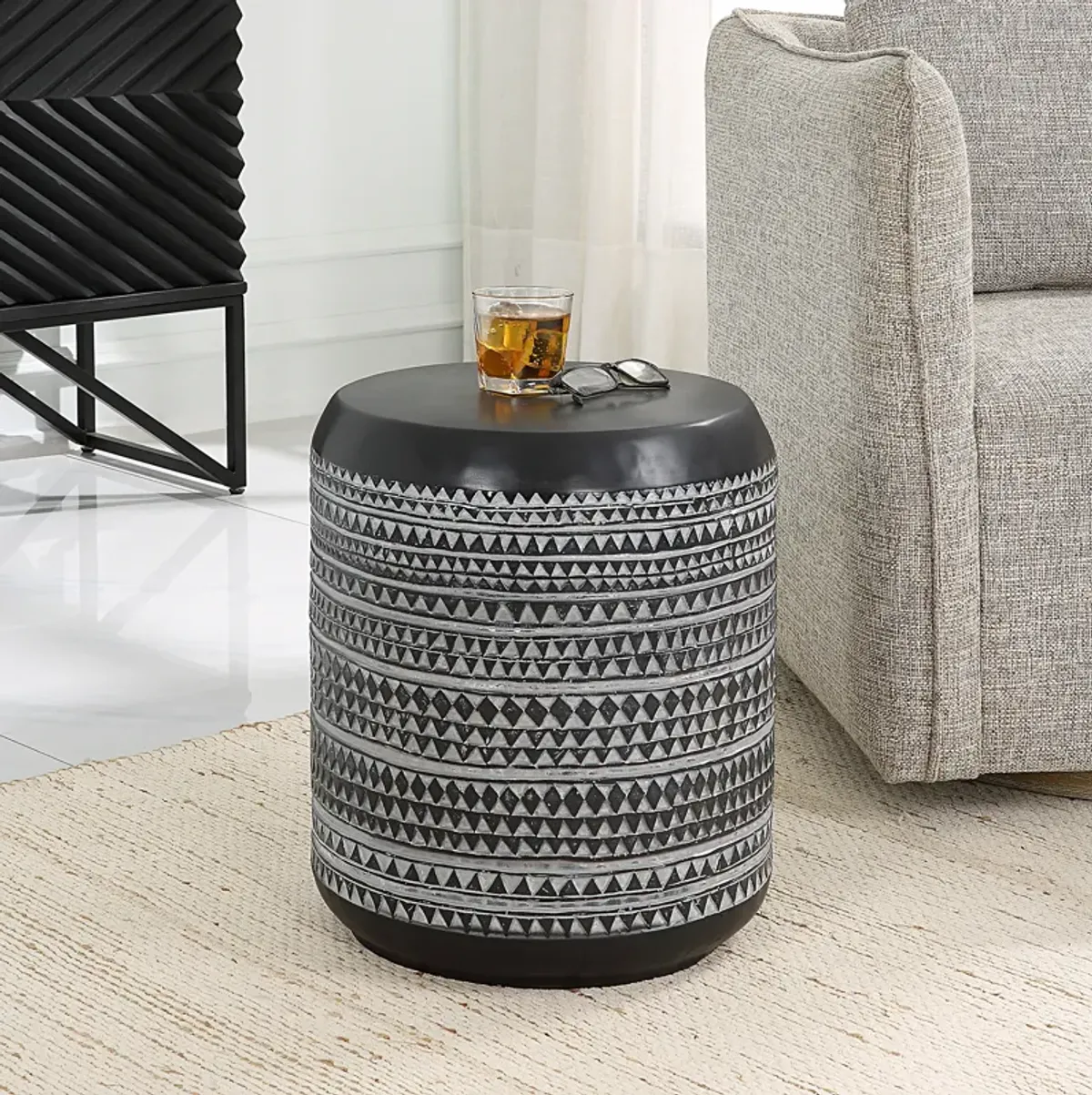 Cutting Edge Tribal Accent Table