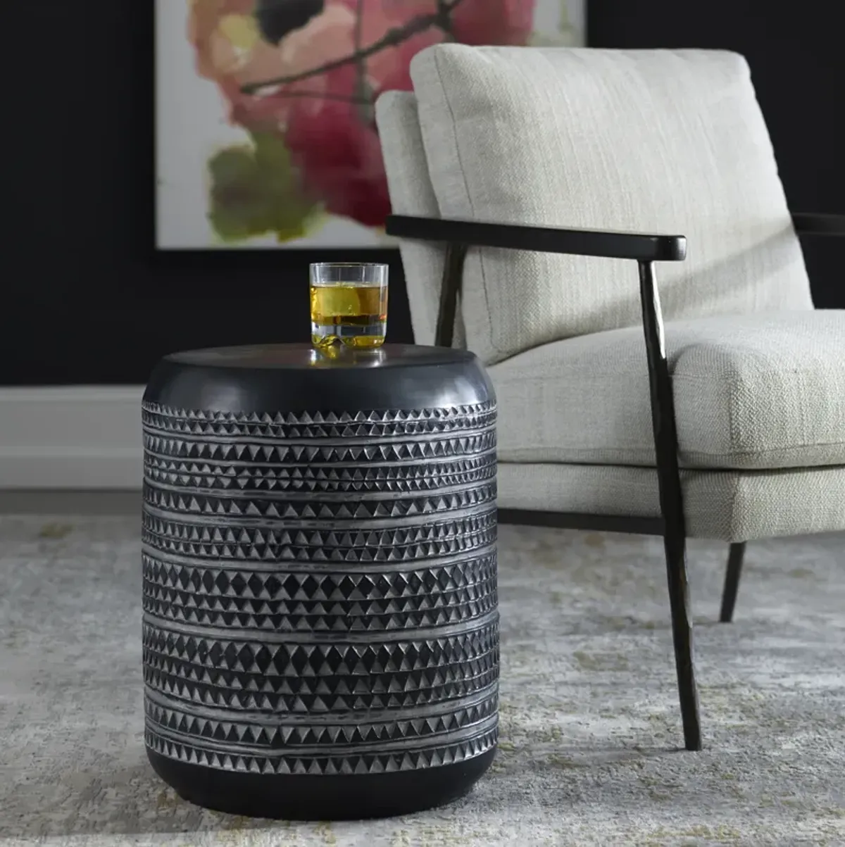 Cutting Edge Tribal Accent Table