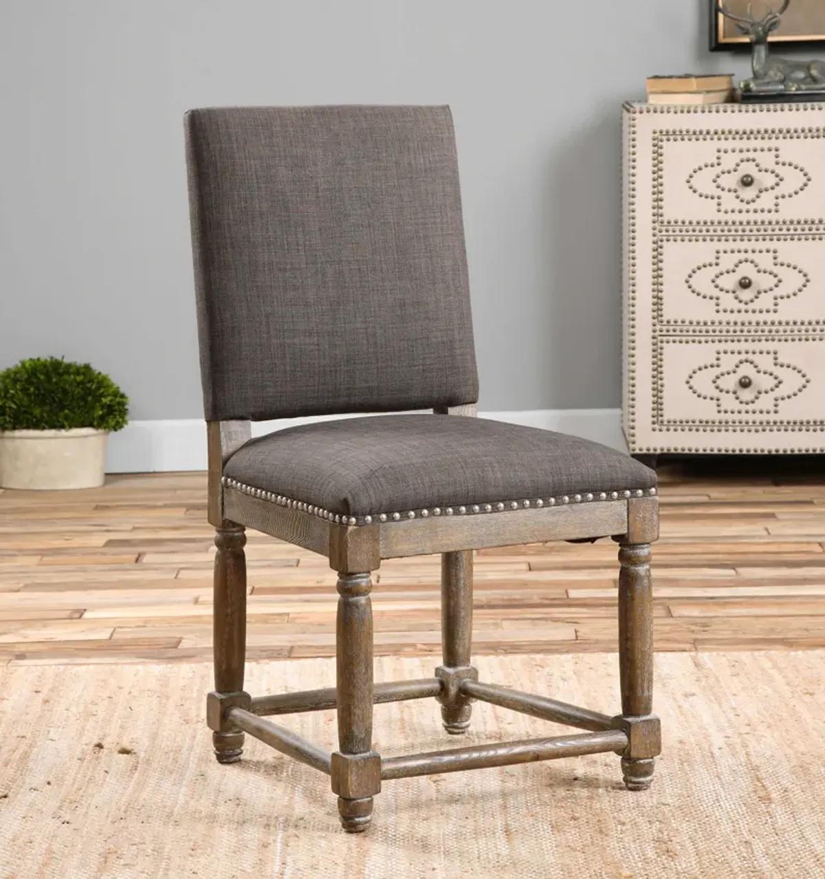 Laurens Gray Accent Chair