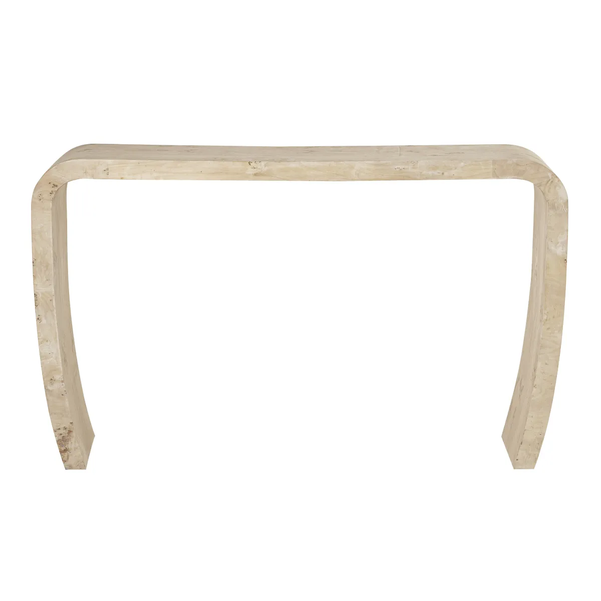 Clip Console Table - White Burl