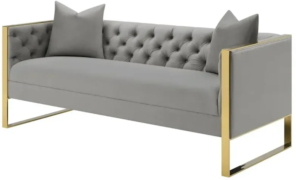 Eastbrook Tufted Back Sofa Grey