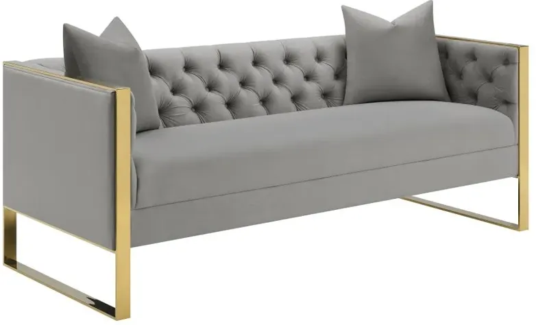 Eastbrook Tufted Back Sofa Grey