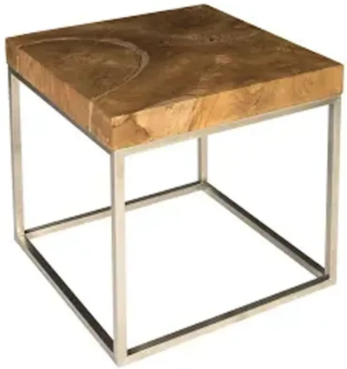 Teak Puzzle Side Table