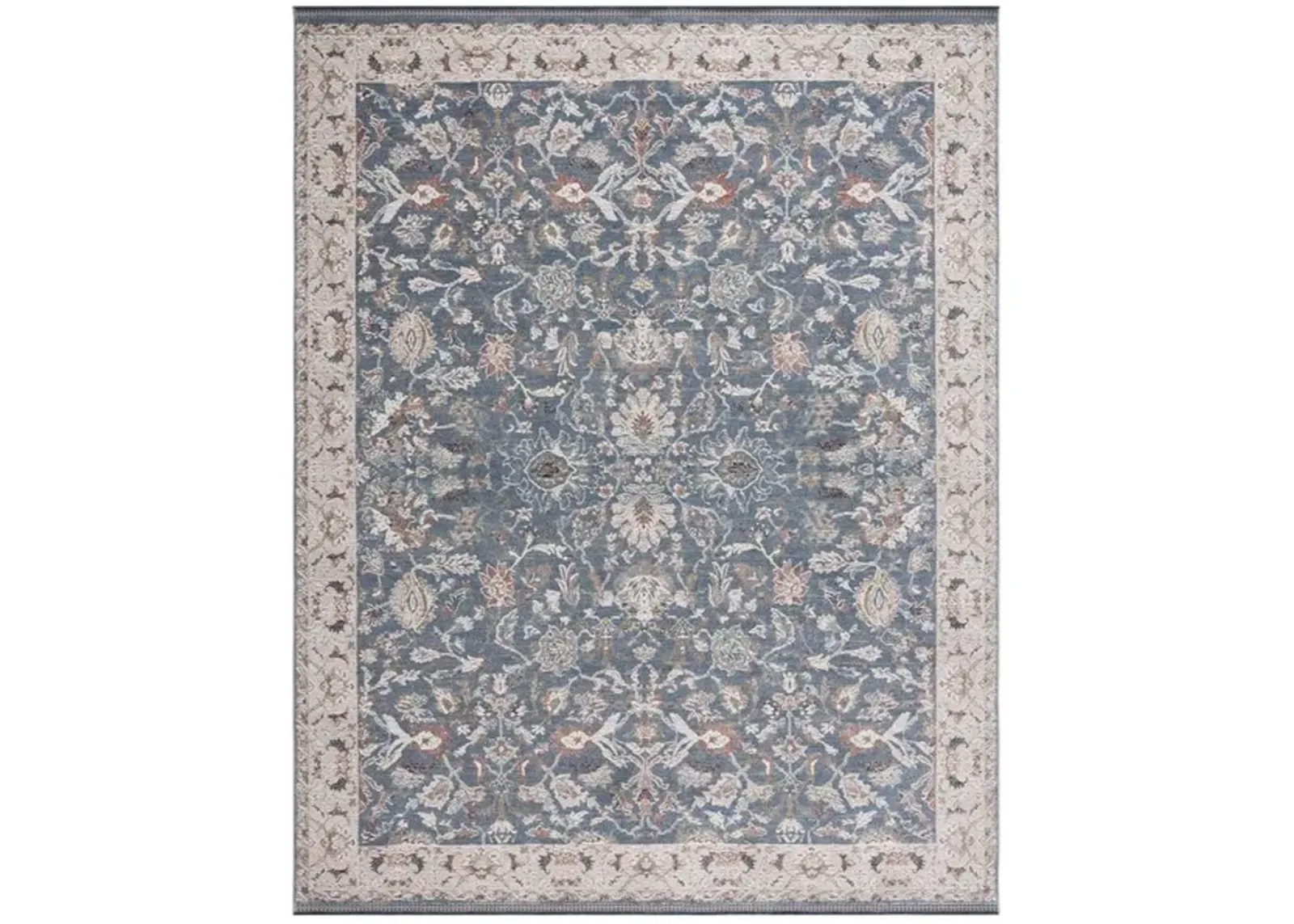 VIVALDI 516 Blue  8' X 10' Large Rectangle Rug