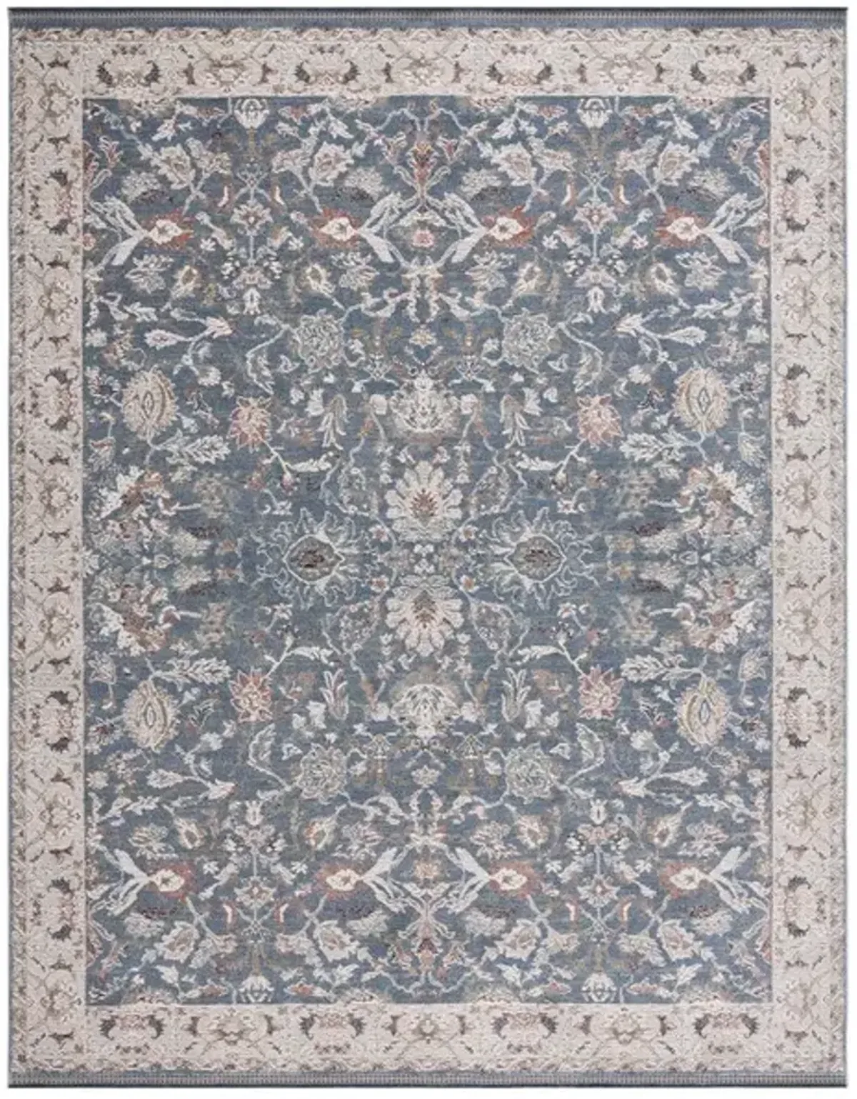 VIVALDI 516 Blue  8' X 10' Large Rectangle Rug