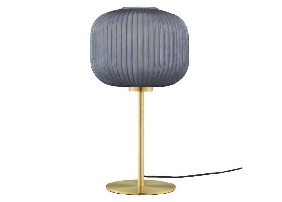 Reprise Glass Sphere Glass and Metal Table Lamp