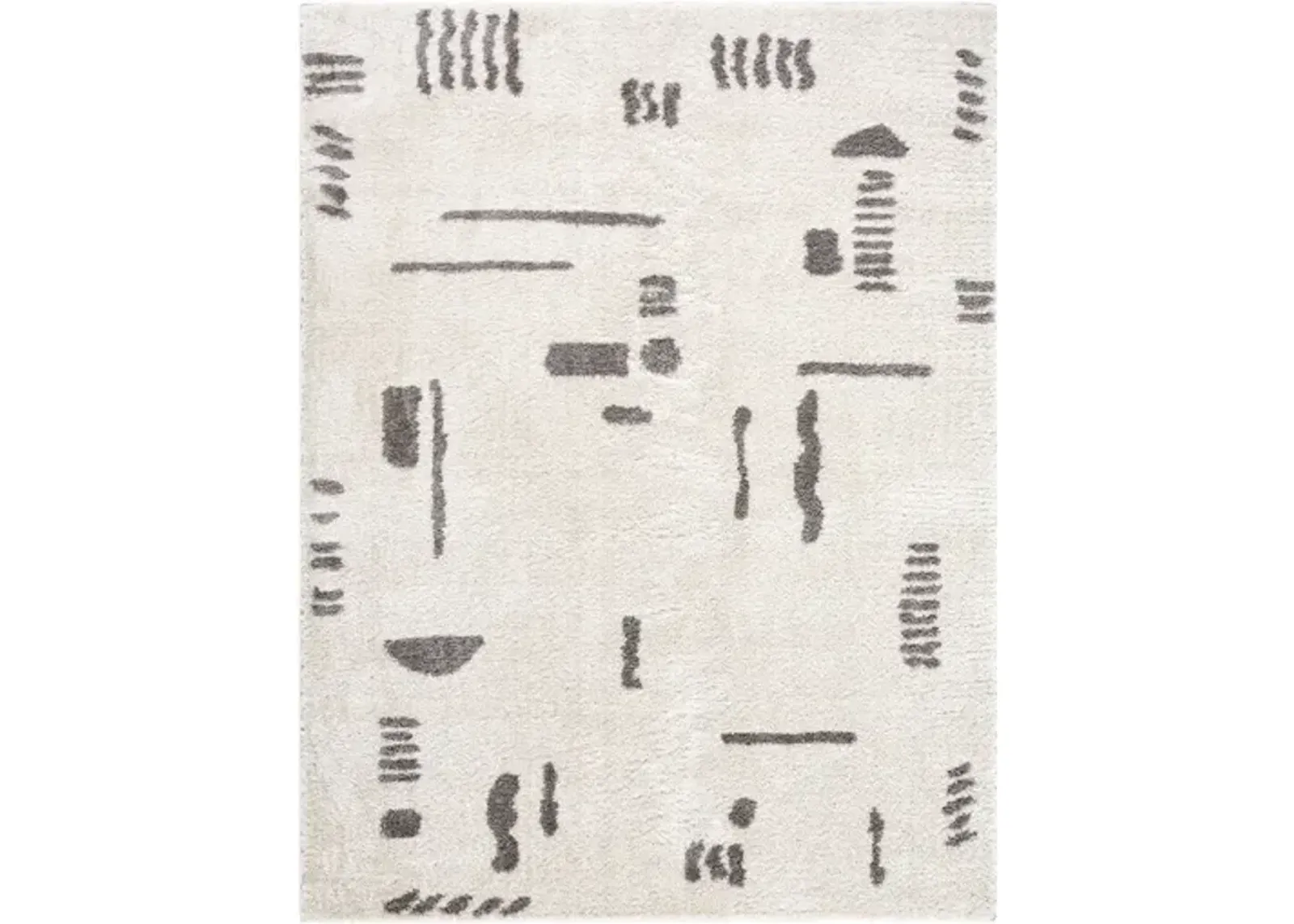 Fossay Shag FSG-2303 7'10" x 10' Machine Woven Rug