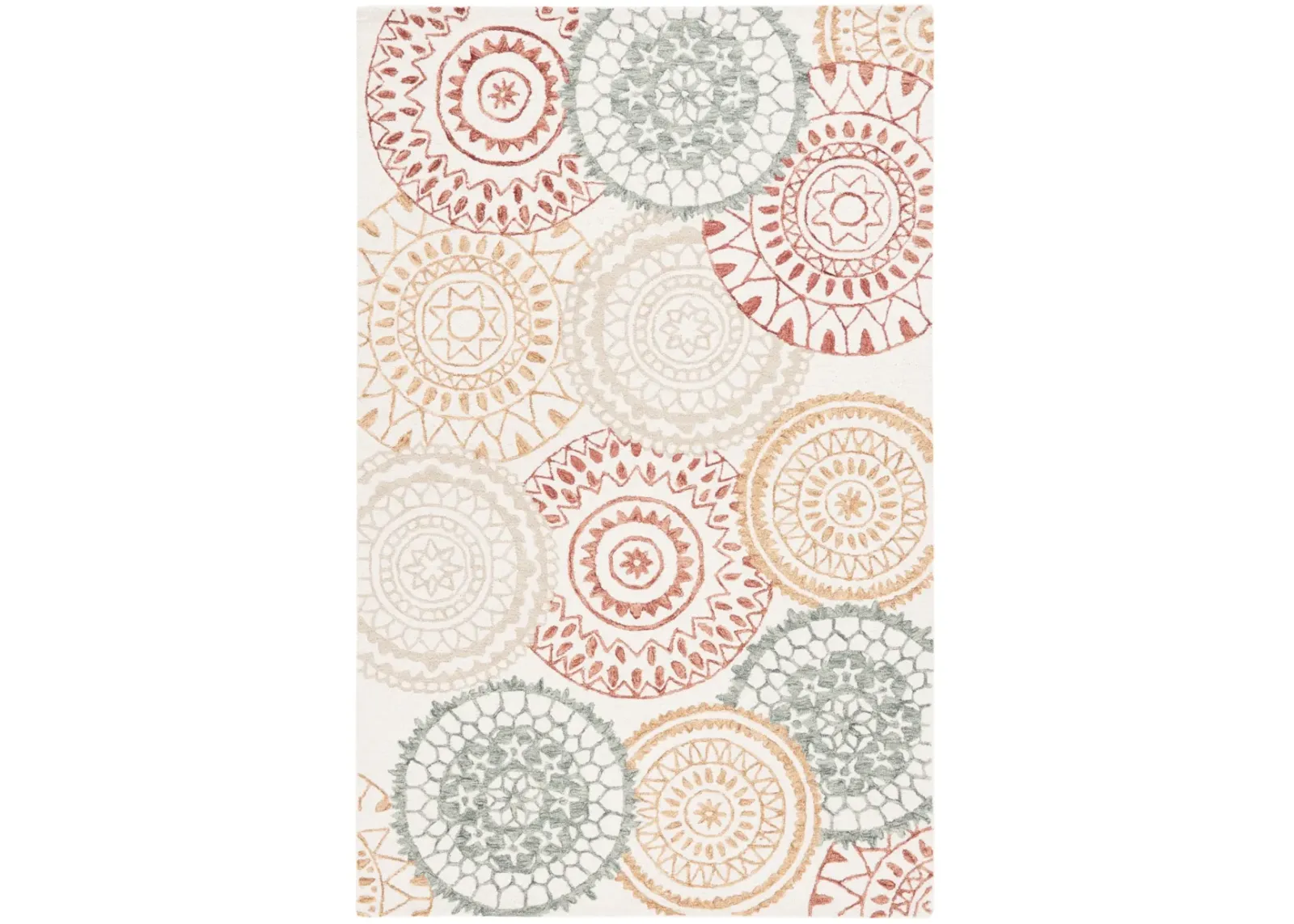 METRO 376 IVORY  3' x 5' Small Rectangle Rug