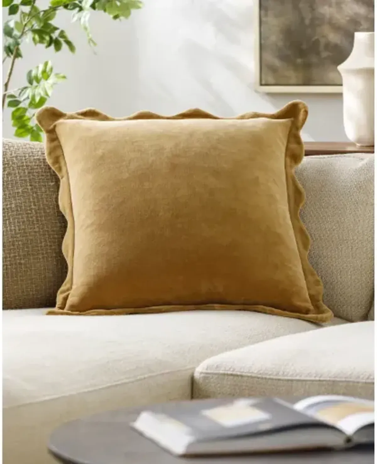 Effervescent EFC-001 20"L x 20"W Accent Pillow