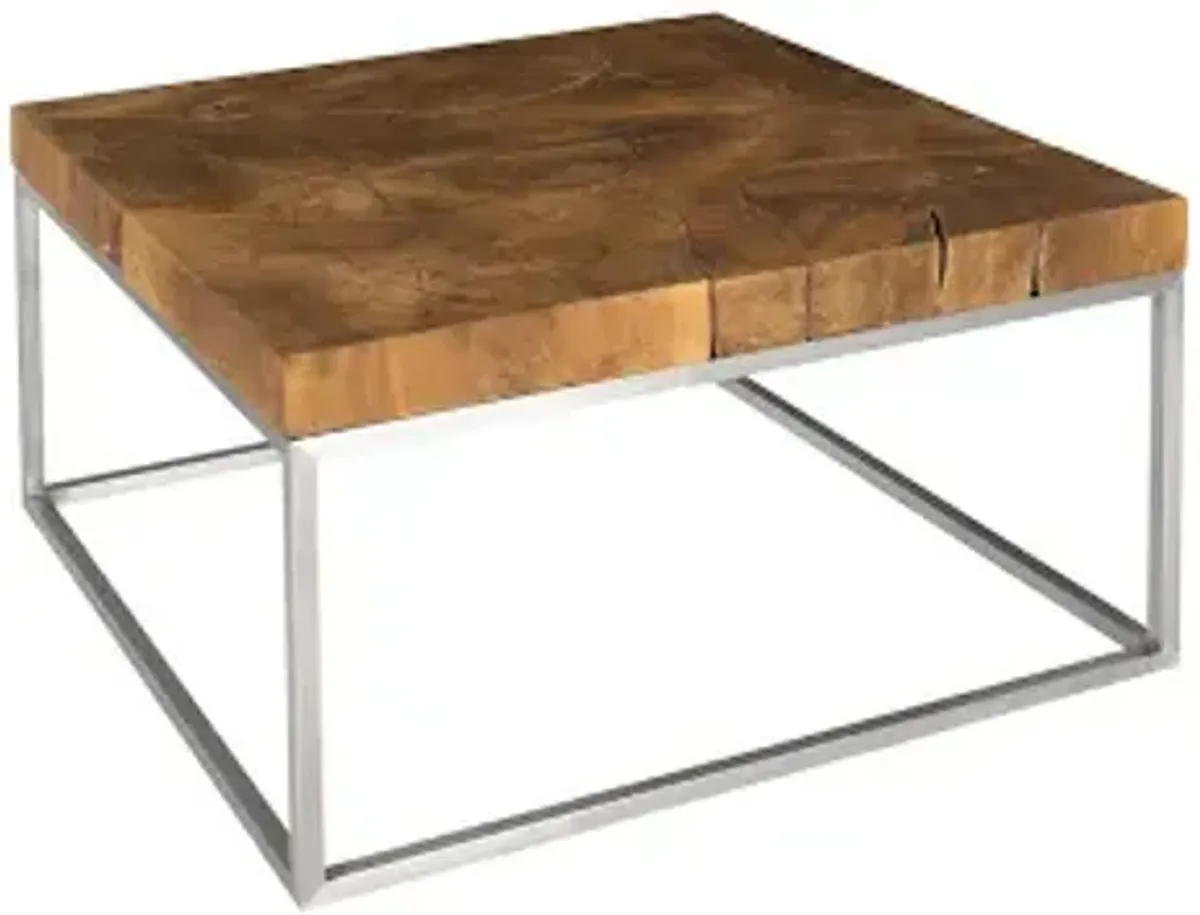 Teak Puzzle Coffee Table