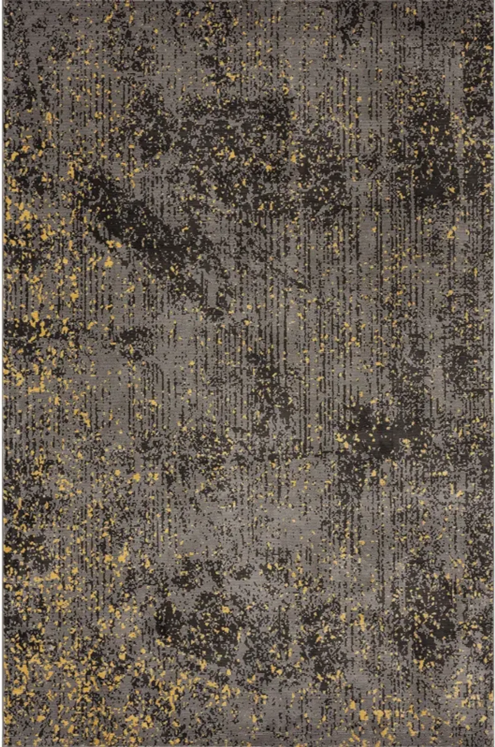 Ivy Impulse Speckled Abstract Embers Contemporary Area Rug  7'6" x 9'6"