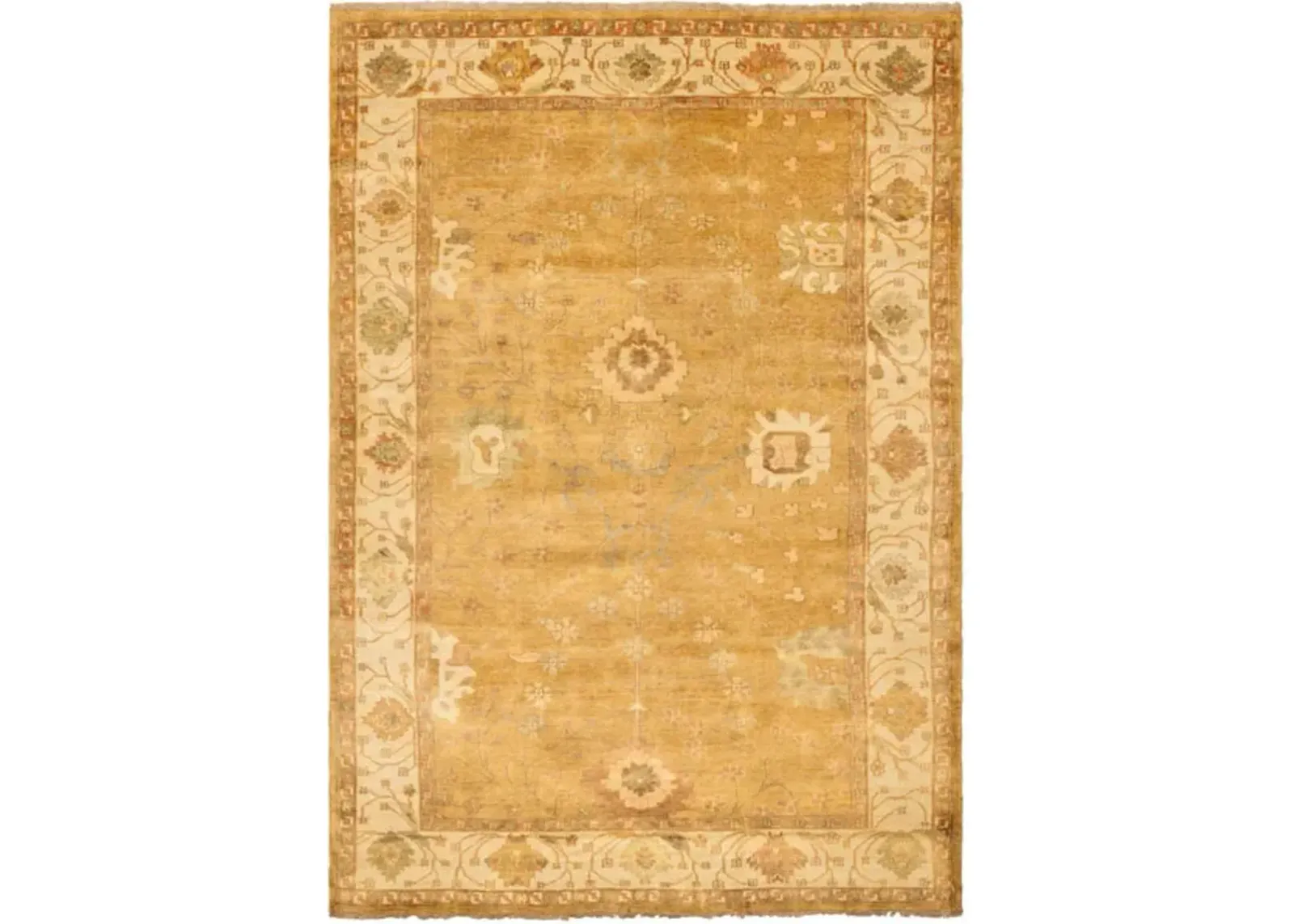 OSH145 Gold  10' X 14' Large Rectangle Rug